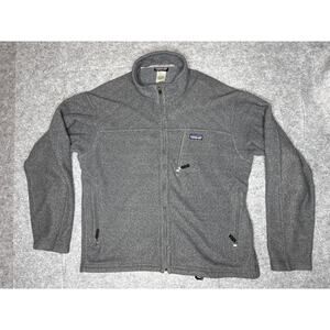 Patagonia Synchilla Fleece Gray Jacket Mens Size Large 25095